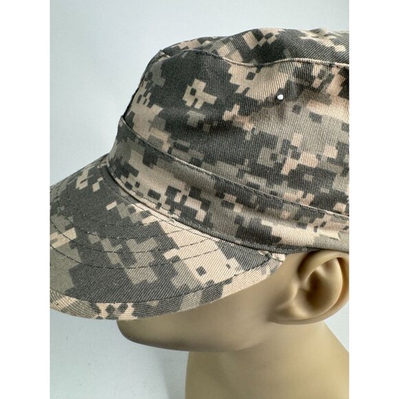 Vintage Military Digital Camo Combat Cap X-Small 6 3/4 Cotton & Polyester Unisex - Picture 13 of 16